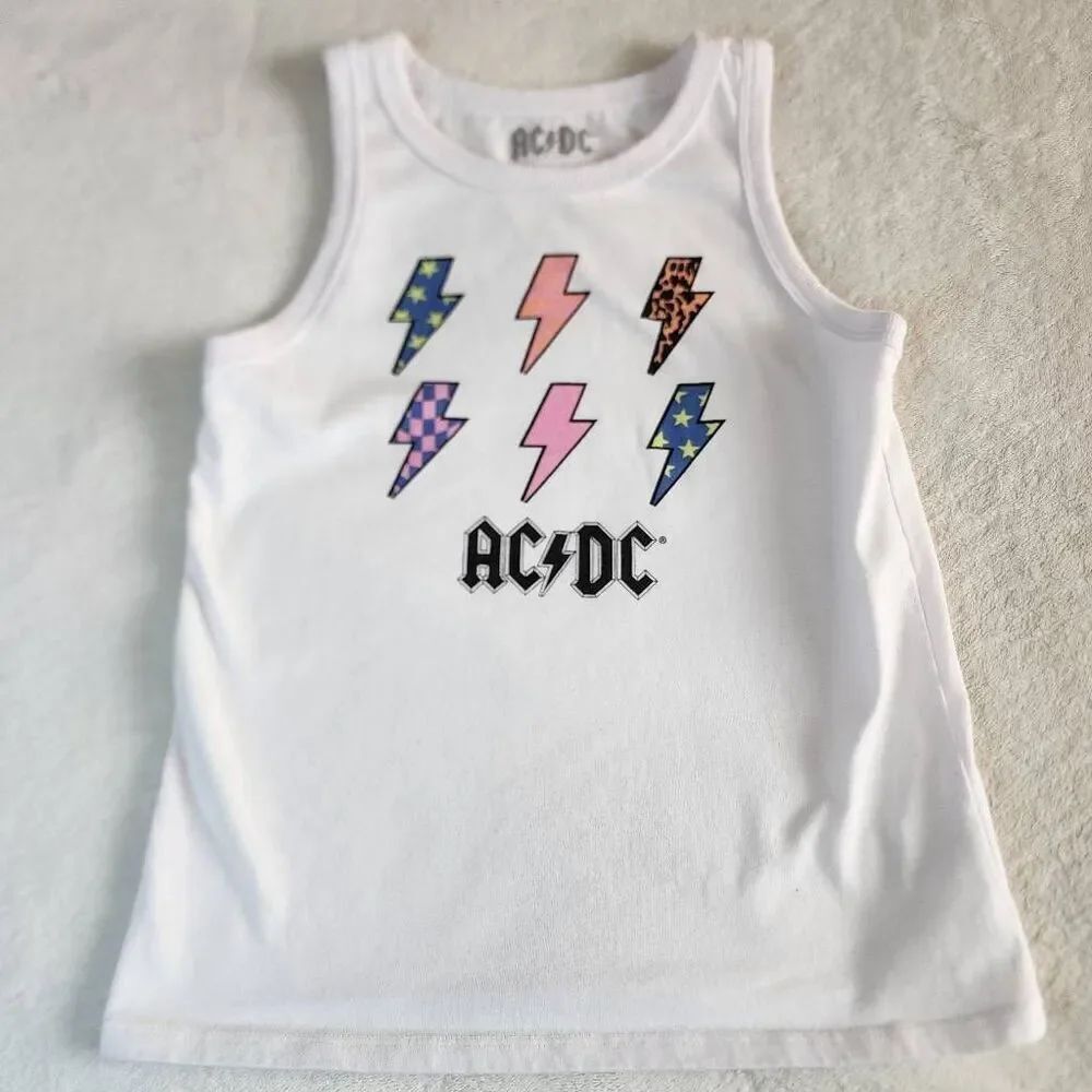AC/DC Girls Tank Top 2024 Size Large (10-12)